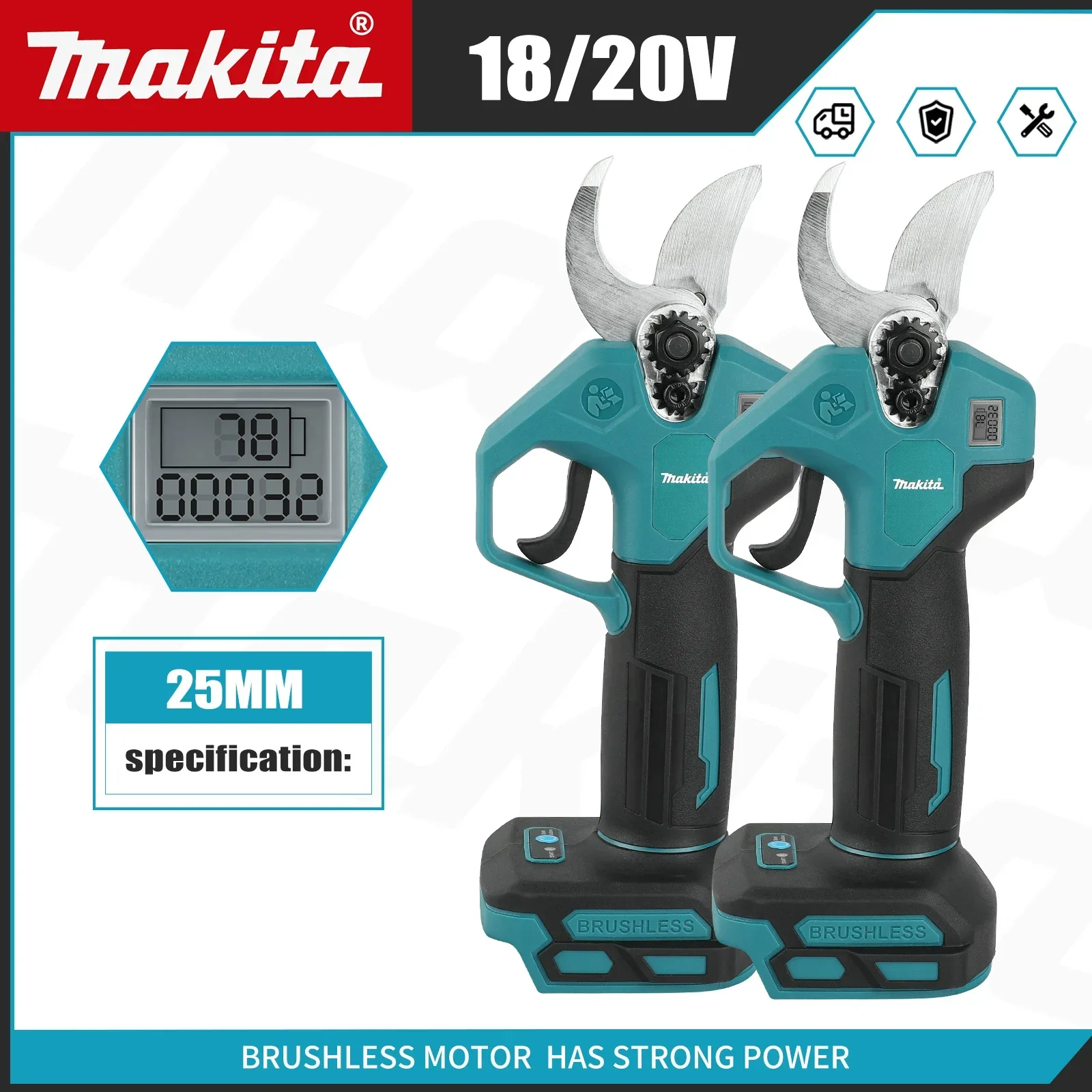 pour-les-pinces-de-taille-sans-fil-makita-18v-modele-up250-a-moteur-sans-balais-avec-une-capacite-de-coupe-de-30-mm-et-pour-les-secateurs-portatifs