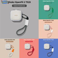 for Shokz OpenFit 2 T920 Case Protective Transparent Clear OpenFit Air T910 T511  Lanyard TPU Covers Bluetooth Earphone Shell