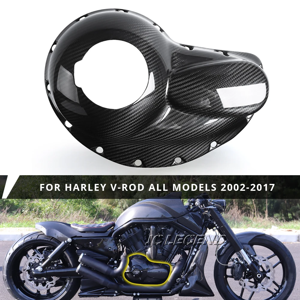 

Carbon Fiber Engine Clutch Cover For Harley V-Rod VROD VRSC Night Rod VRSCDX VRSCAW VRSCA VRSCB 2002-2017 Clutch Protector Guard