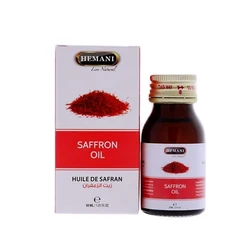 Hemani Saffron Oil 30ml Bottle DIY Facials Anti-oxidant Removes Acne Scars And Spots Skin Lightening And Glowing Skin