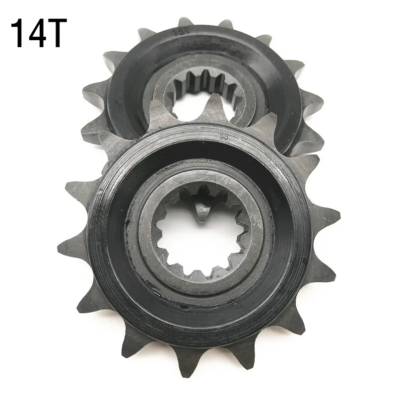 Silent Durable Sprocket 14T 15T for Keeway RK6 Benelli BN600 TNT600 BN302 TNT302 TNT300 302S 502C TRK502 TRK502X Leonocnio 500