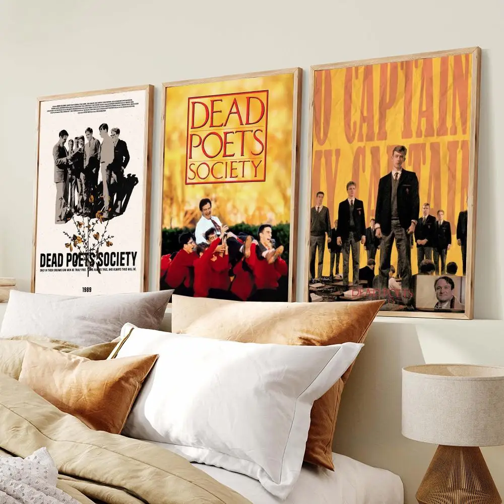 Classic Drama Movie D-Dead Poets Society Poster Modern Minimalist Wall Art Prints Poster Home Decor Interior Bedroom Living Room