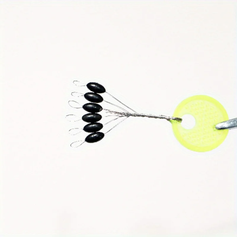 Ackibbik 120pcs Fishing Bobber Stoppers Fishing Accessories Silicone Space Beans, Olive-shaped Fishing Tool Fish Bobber Tools image 5