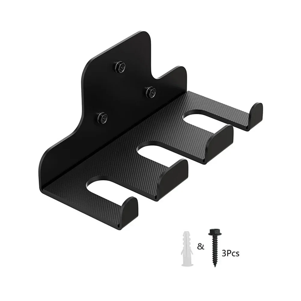 

Barbell Wall Mount Barbell Hanger Compact Design Easy Installation Rubber Mat Rust Protection Layer Space-saving