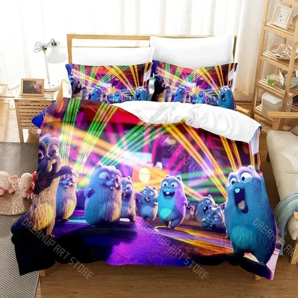 

3D Print Game Grizzy and The Lemmings Bedding Set Single Twin Full Queen King Size Bed Set Adult Kid Bedroom Duvet cover Sets