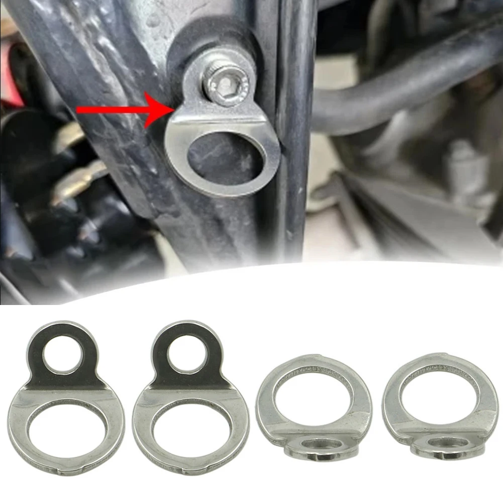 4PCS Strong Motorcycle Tie Down Strap Rings For Motorcross/Dirt Bike/ATV/UTV Etc 8/18mm Motorcycle Accessories
