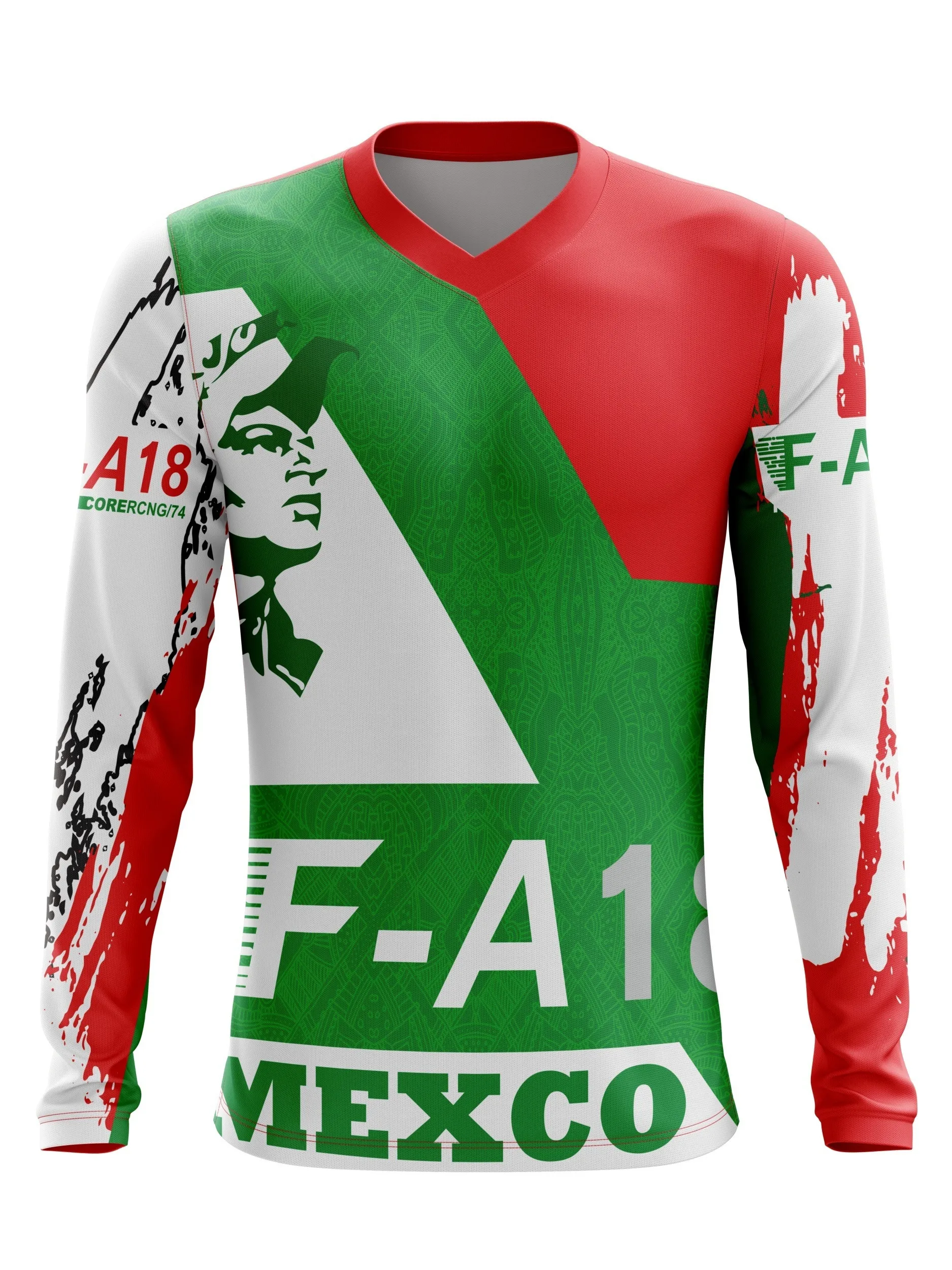 Mens Mexico Themed Long Sleeve - Mountain Biking New Mexico ulasan dan harga