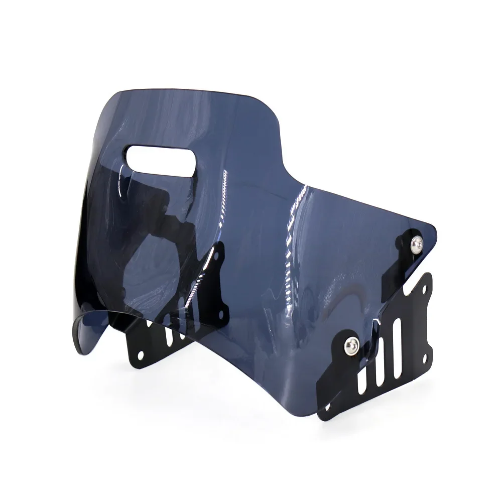 Retrofit accessories, windshield with bracket, glass windshield fairing
