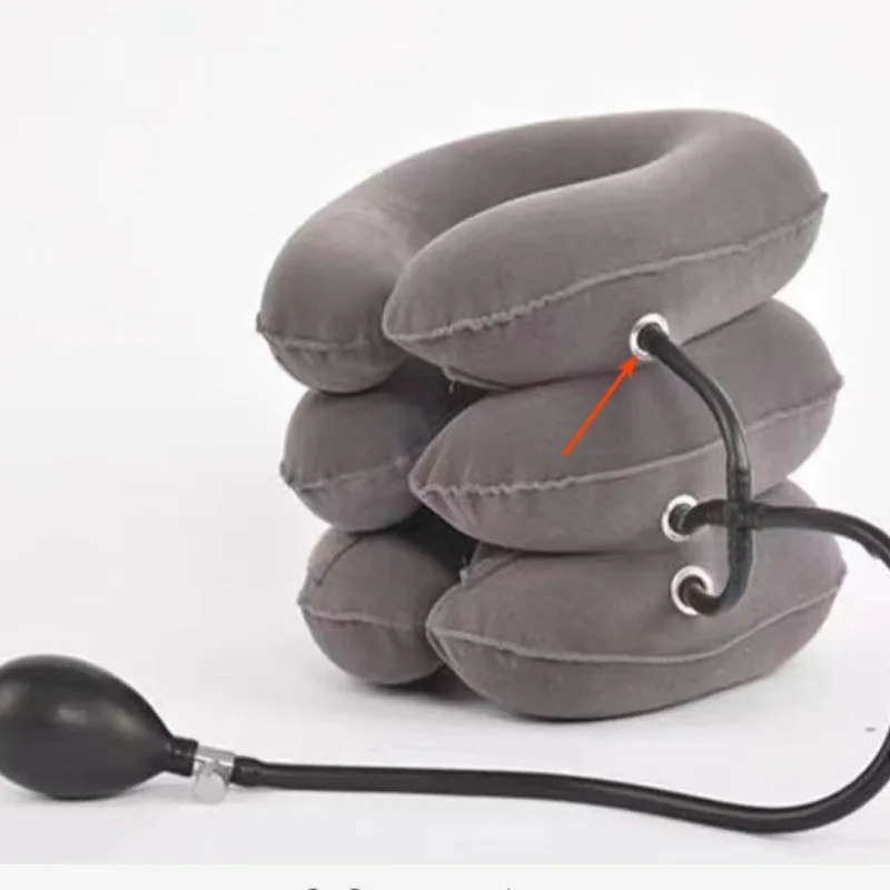 

Single Tube Thick PVC Liner 5PCS Full Velvet Inflatable Neck Brace Home Cervical Spine Traction Device