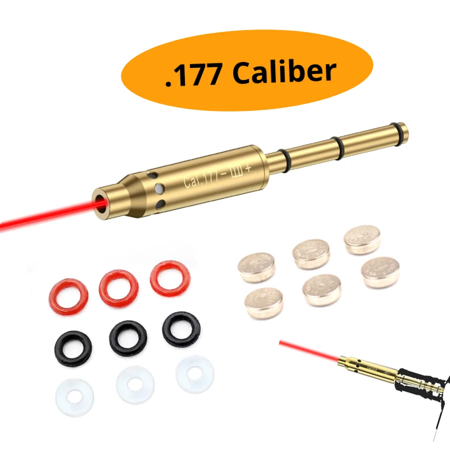 

.177 Laser Bore Sight 177 Laser Collimator with Battery fit for 177 Laser Boresighter