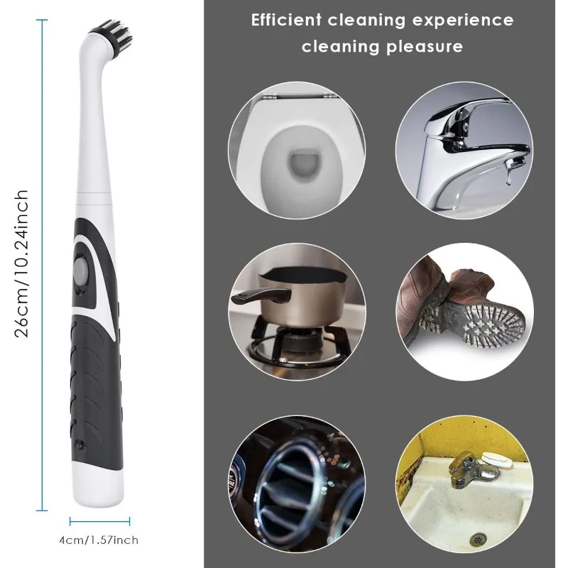 Electric Cleaning Brush Electric Brush with 4 in 1 Heads Oscillating Power Scrubber Cleaning Tool Brush for Bathroom Kitchen