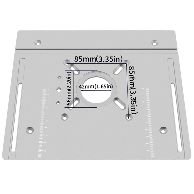 Upgrade Woodworking Engraving Machine Lifting Table Electric Milling Chamfer Slotting Trimming Flap Machine Hand Tools