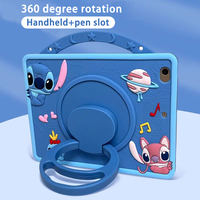 For Samsung Galaxy Tab A9 Plus A8 10.5 X200 X205 X207 S6 lite 10.4 A7 lite T220 T500 11 Cartoon Disney Stitch Kids Tablet Case