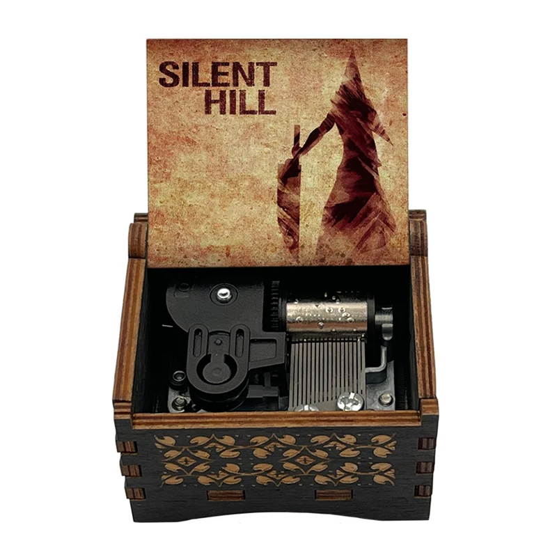 Silent Hill 2 Horror Survival Game Wooden Music Box Promise