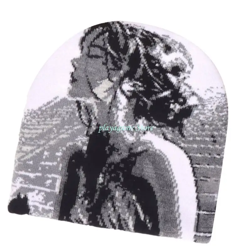 Y88A قبعة محبوكة خفيفة الوزن Y2kbug الراحة في مهرجان الموسيقى #4