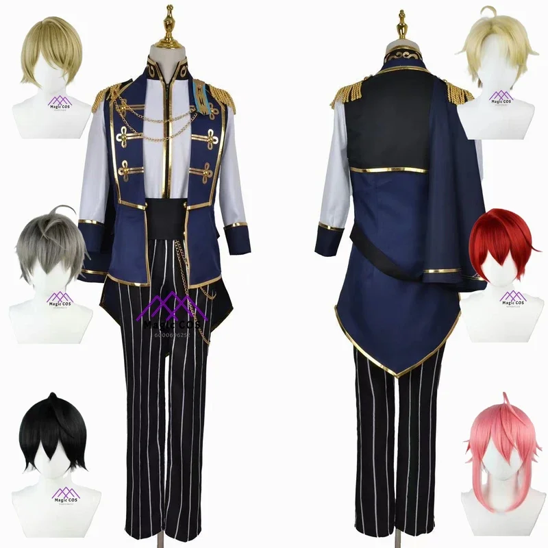 Ensemble Stars Knights Anime Hot Cosplay Costume Tsukinaga Leo Sena lzumi Suou Tsukasa Narukami Arashi Sakuma Ritsu Best-sel@0Z*