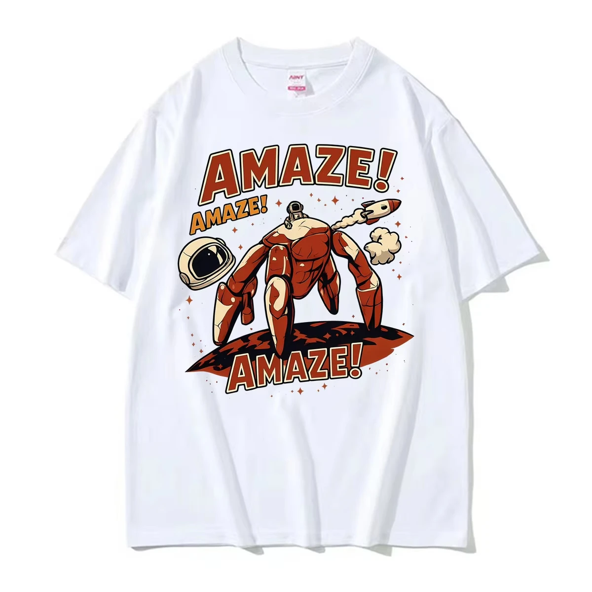 Funny Amaze Rocket Rocky Project Hail Mary T Shirt Men Women Fashion Vintage Short Sleeve T-shirts pure Cotton Tees Streetwear