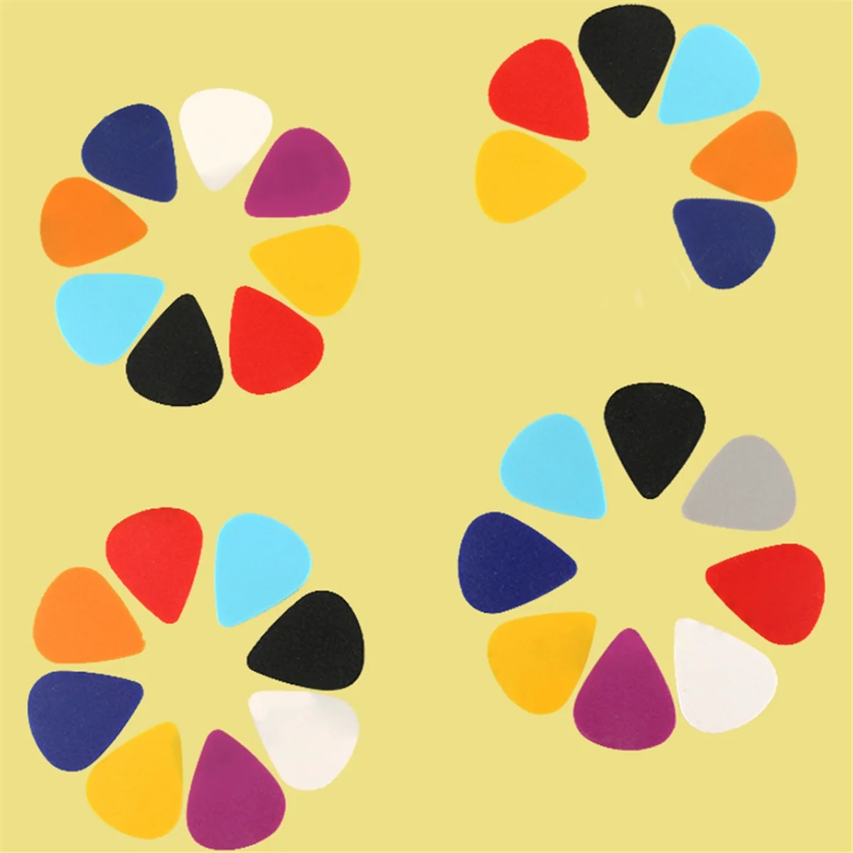 30 ชิ้นกีตาร์ Picks Plectrums Celluloid กีตาร์ Picks 0.46 0.71 0.96 มิลลิเมตรสีสันสบายรู้สึก Rich