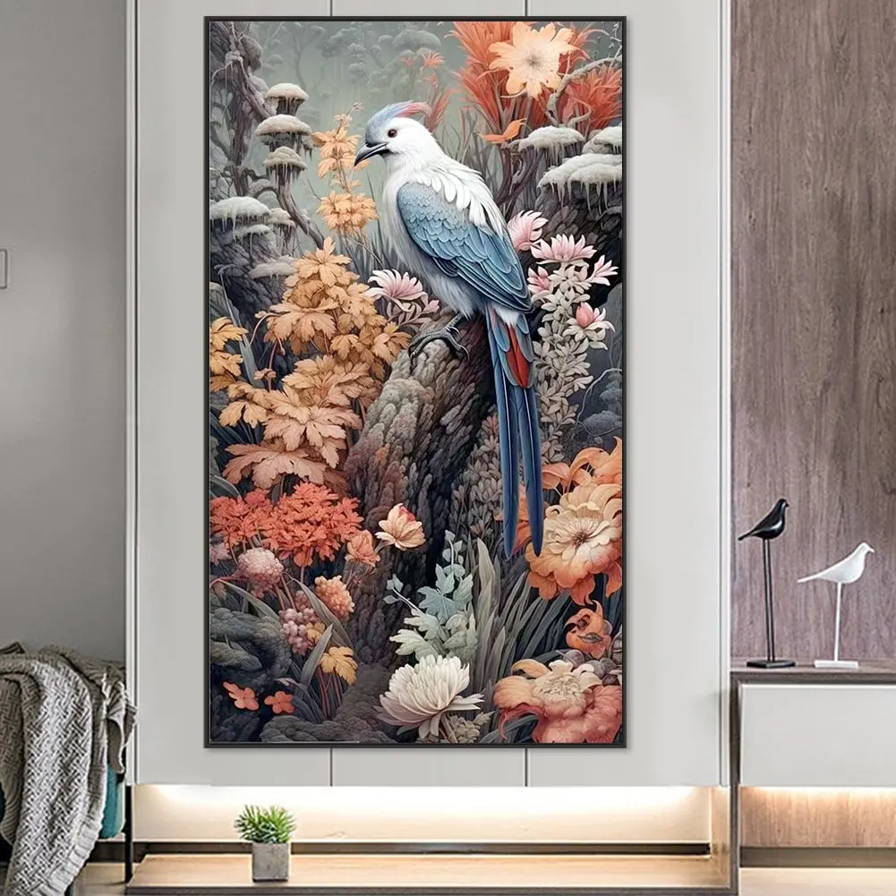 Animal Bird Diamond Painting Full Drill Flowers Home Decor Diamond Mosaic Embroidery Landscape Wall Stickers