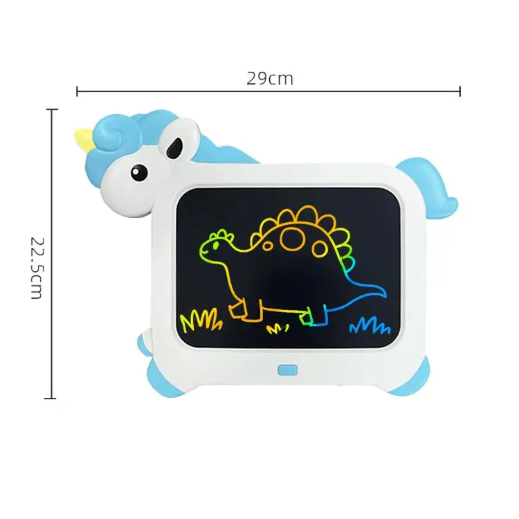 Cartoon Einhorn 8,5 Zoll LCD Schreiben Tabletten Bunte Bildschirm Zeichnung Pad Doodle Bord Spielzeug für Kinder Geschenk L46