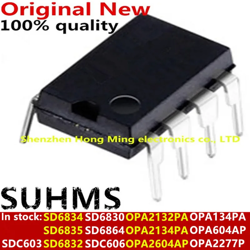 

(10piece)100% New OPA2132PA OPA2134PA OPA134PA OPA604AP OPA2604AP OPA2277P SD6834 SD6835 SD6832 SD6830 SD6864 SDC606 SDC603 DIP8