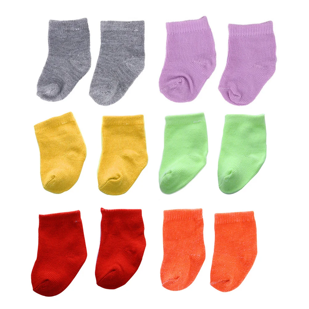 

6 Pairs Small Socks Child Reborn Baby Dolls for Teens Cloth Accessories Costume