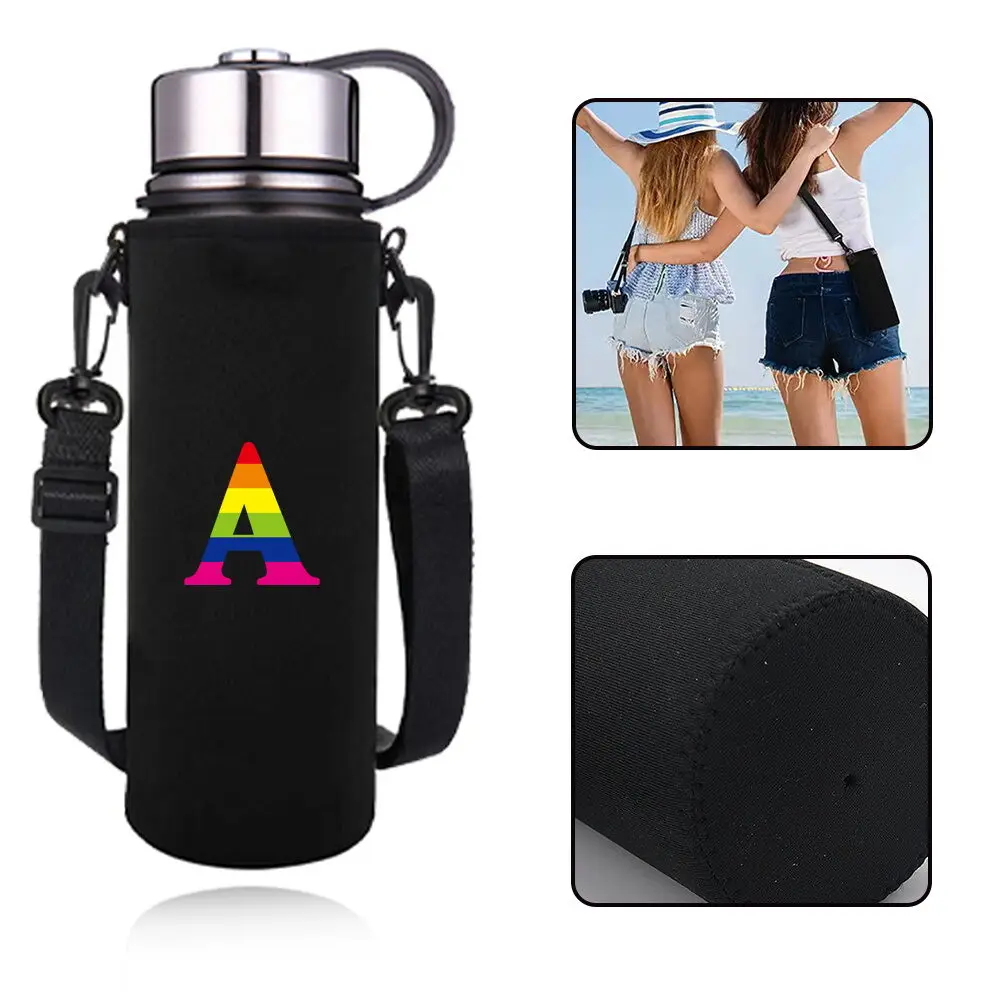 

A New Trend in Drinking Water - Black 550-1500ML Water Cup Cover Leading the Way with Minimalist Style