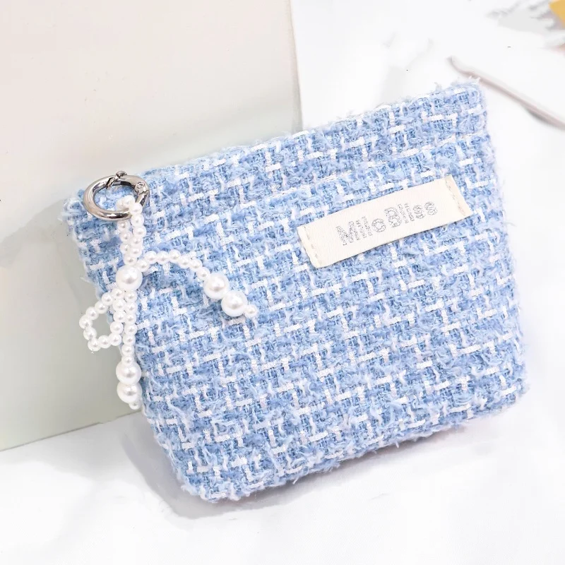 

Elegant Women's Cute Coin Purse High-End Fashion Compact Makeup Bag Portable Fresh Delicate Ladies Pouch