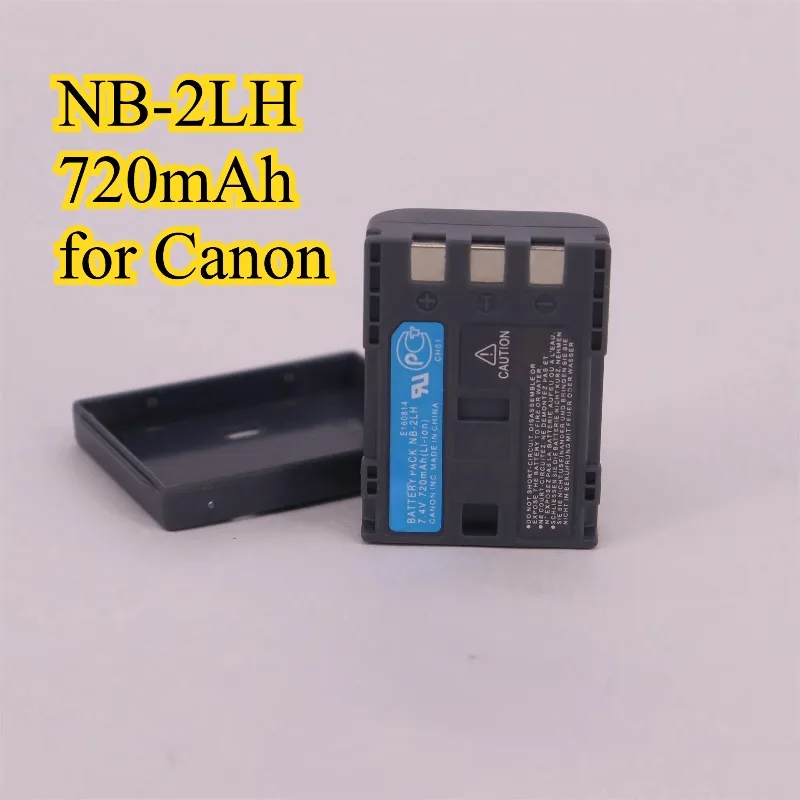 Batteria sostitutiva NB-2LH 720mAh completamente decodificata per fotocamera digitale Canon PowerShot G7 G6 G5 S70 S60 S50 S30 A460 A470 A480