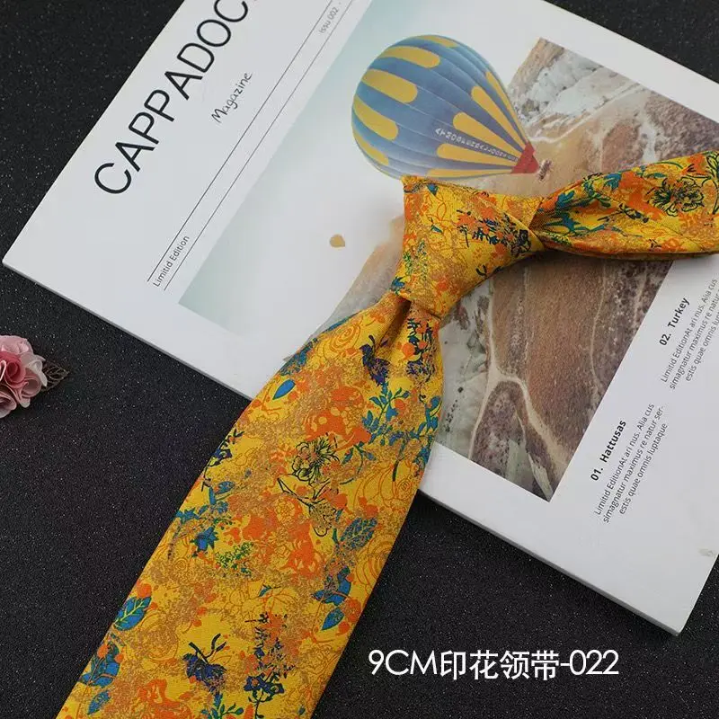 

Quality Classic Men‘s Business 9cm Ties Suit Printed Handmade Casual Fashionable Wedding Gentleman Handsome Versatile Long Tie
