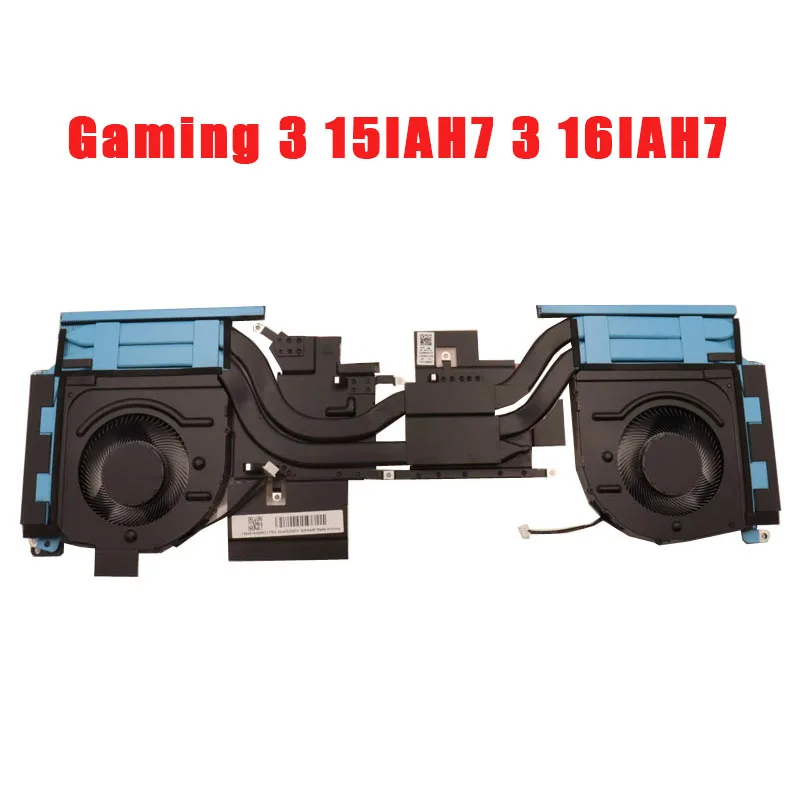 

Вентилятор процессора и радиатор для ноутбука Lenovo IdeaPad Gaming 3 15IAH7 3 16IAH7 5H40S20574 5H40S20575 5H40S20628 Тепловой модуль 82S9