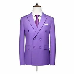 BK010 Business Wedding Colorful Dress Spring and Autumn Groom Best Man Suit Coat