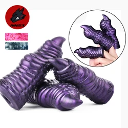 NNSX Silicone Finger Sleeve For Women Clitoris Stimulator Vaginal Dragon Claw Anal Plug Female Masturbator Sex Toys Couples