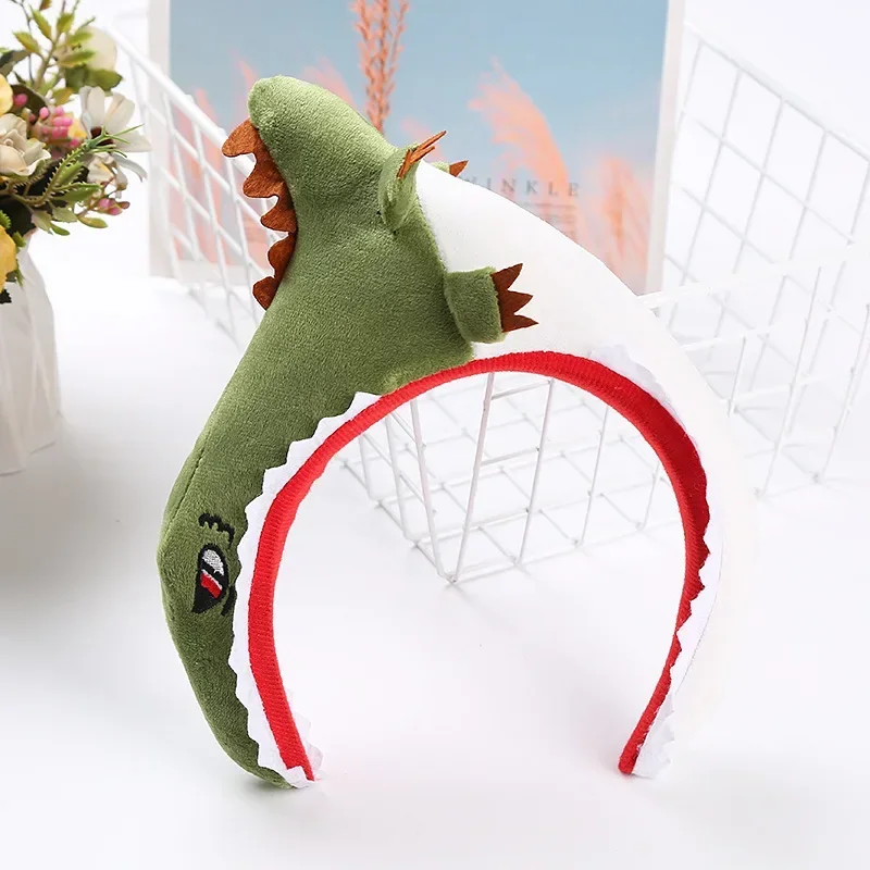 Children's Day Ocean Style Decorative Hat Hairpin Crocodile Cartoon Shark Cute Headwear Festival Party Decoration Funny Hat view 4