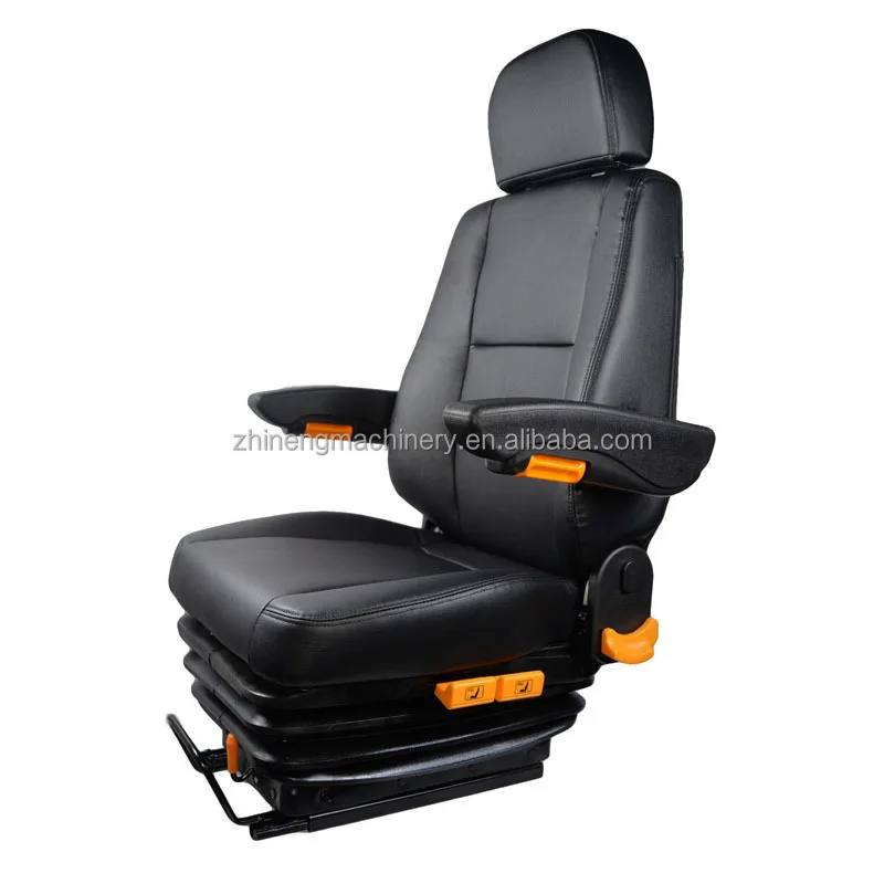 

Pneumatic Suspension Forklift Seat Universal Driver Seat for Construction Machinery Industrial Heavy Duty Vehicle Part Pro