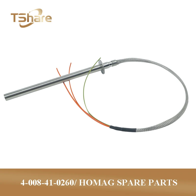 1 قطعة T-Share نوع 4-008-41-0260 سعر تنافسي التدفئة خرطوشة أنبوب التدفئة أنبوب HLP D = 12.5 L = 185 160 واط 230 فولت ل Homag براندت T