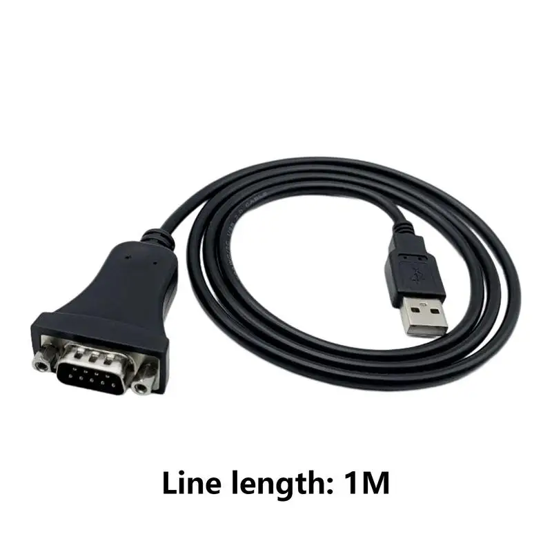 RS232 COM PDA DB9 9 Pin to USB 2.0 Cable Adapter USB to SerialPort Chip CH340 WCH Fit for Windows 7 8.1 10 11 XP Vista M-acOS