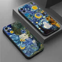 Van Gogh Starry Sunflowers Case for Motorola Moto One Fusion Plus Edge 20 Pro Edge 30 Neo G200 5G Edge 40 Pro G9 Plus Cover