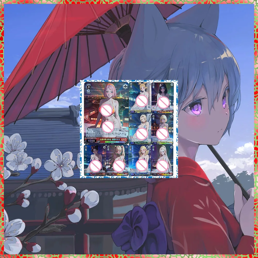 cartao-de-colecao-diy-acg-weiss-schwarz-anime-suzumiya-haruhi-tachibana-kanade-hatsune-miku-brinquedo-sexy-de-jogo-presente-de-aniversario-e-feriado