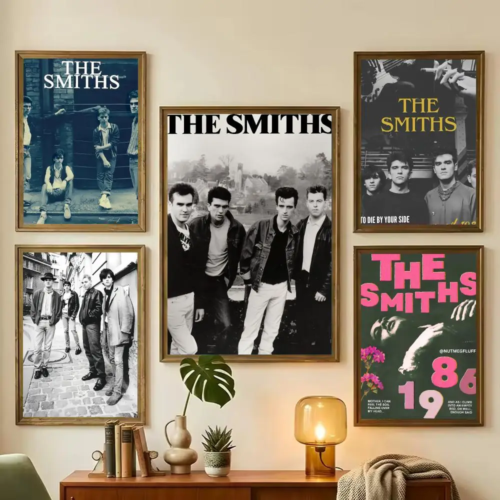 Band The Smiths Painting Calligraphy Stylish Wall Art Poster, Bedroom Living Room Home Decor Gift