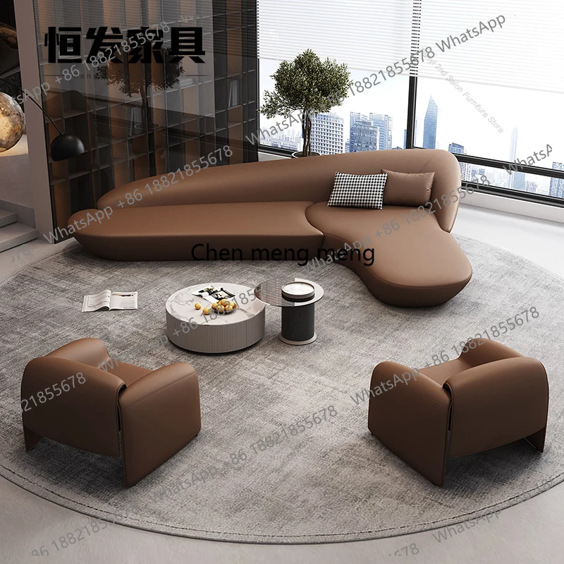 Modern Creative Hotel Office Sofa Lobby VIP Reception Waiting Area Booth Rest Area Designer Minimalist Office Furniture