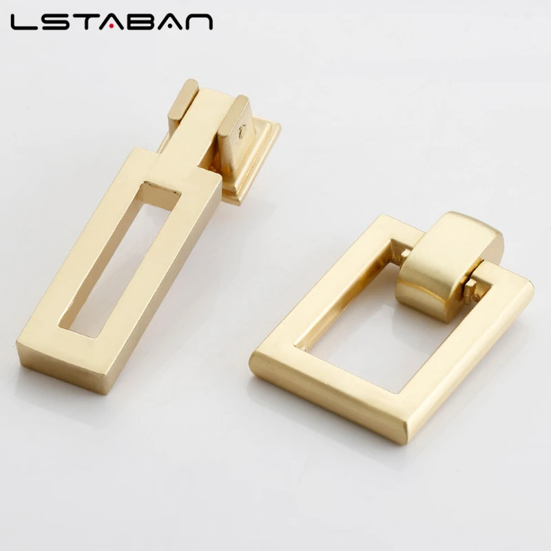 Gold Cabinet Pulls Solid Zinc Alloy Kitchen Cupboard Single Hole for Bedside Table Handle Drawer Knobs Furniture Handle Hardware