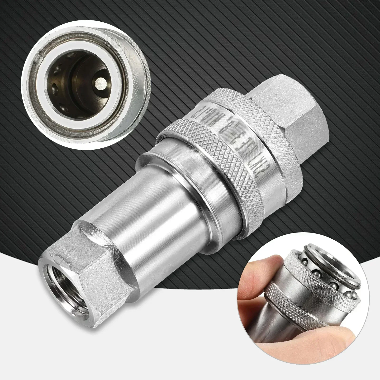 Imagem -04 - Novos Acessórios de Tubulação Rosqueados M16x1.5 mm Conectores Rápidos Hidráulicos Abertos e Fechados Duplos Auto-vedantes Acessórios de Tubulação de Óleo Peças de Ferramentas