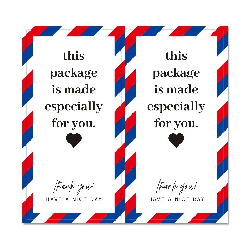 10-50pcs Thank You Stickers Seal Labels Open Me Nice To Meet You Too Sticker For Small Business Packaging Decoration Gift Box