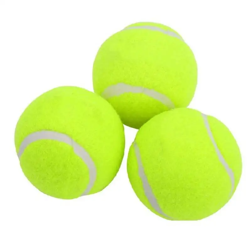 5pcs/10pcs New Tennis Balls  Professional Reinforced Rubber Shock Absorber High Elasticity Durable Training Ball for Club School