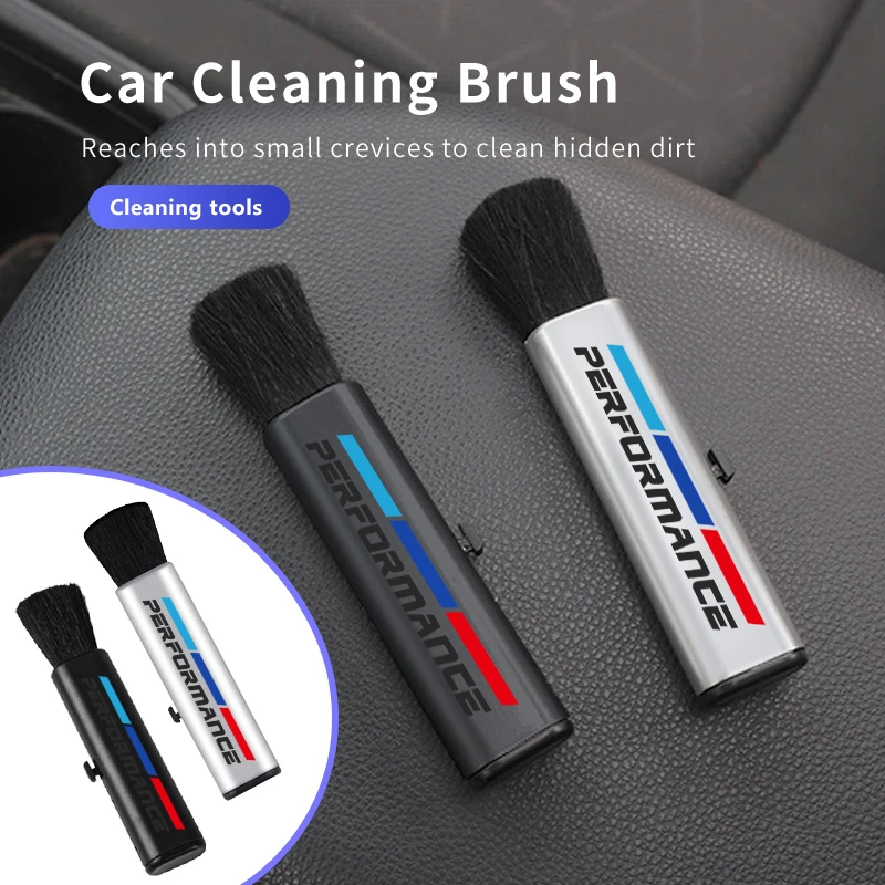 Cepillo de limpieza retráctil para coche, cepillo de limpieza para aire acondicionado y ordenador, para BMW Performance E91 X5 E70 F11 E30 F31 X3 F25 F32 x7