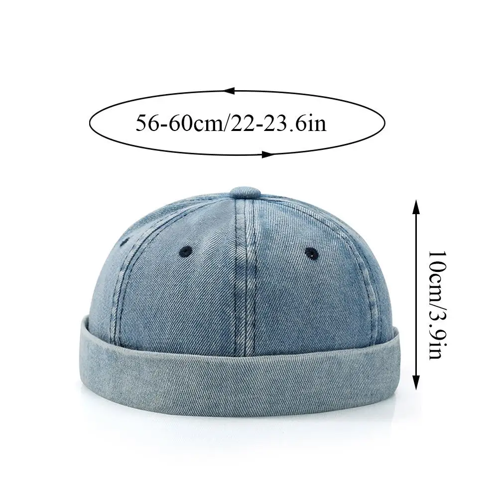 Einfarbig Beanie Schädel Kappe Kuppel Brimless Hut Männer Frauen Mädchen Hip Hop Docker Kappe Mode Melone Kappe Vintage Vermieter Hüte Beanie