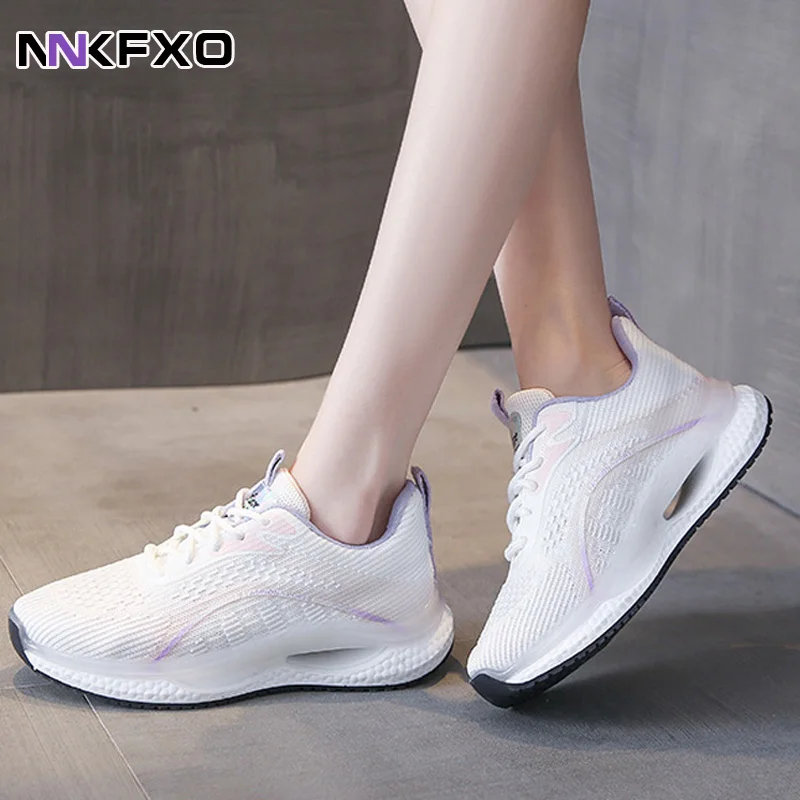 

New Fashion Women's Running Hollow Out Shoes Breathable Leisure Outdoor Lightweight, Walking and Sports Shoes High Quality