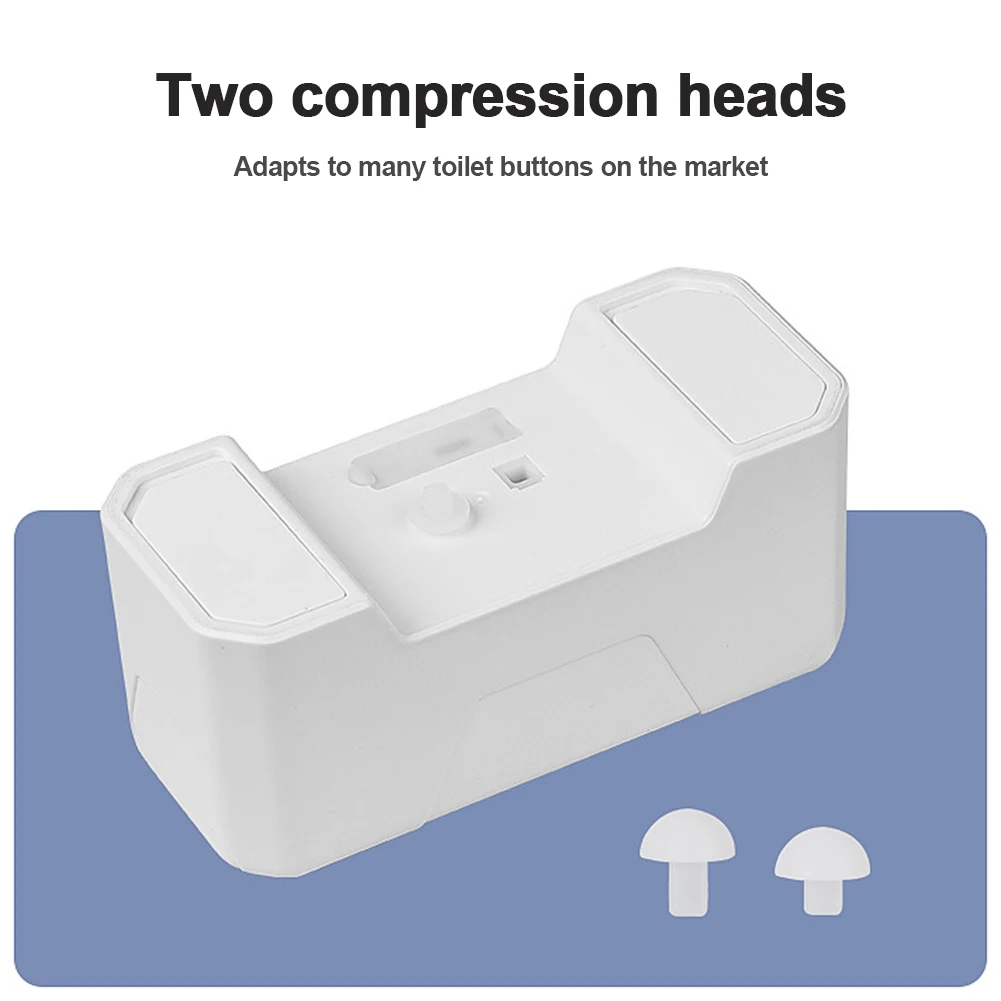 Non-Contact Intelligent Toilets Flush Button Infrared Induction Toilets Sensor Flushers IPX5 Waterproof for Home Hotel Bathroom