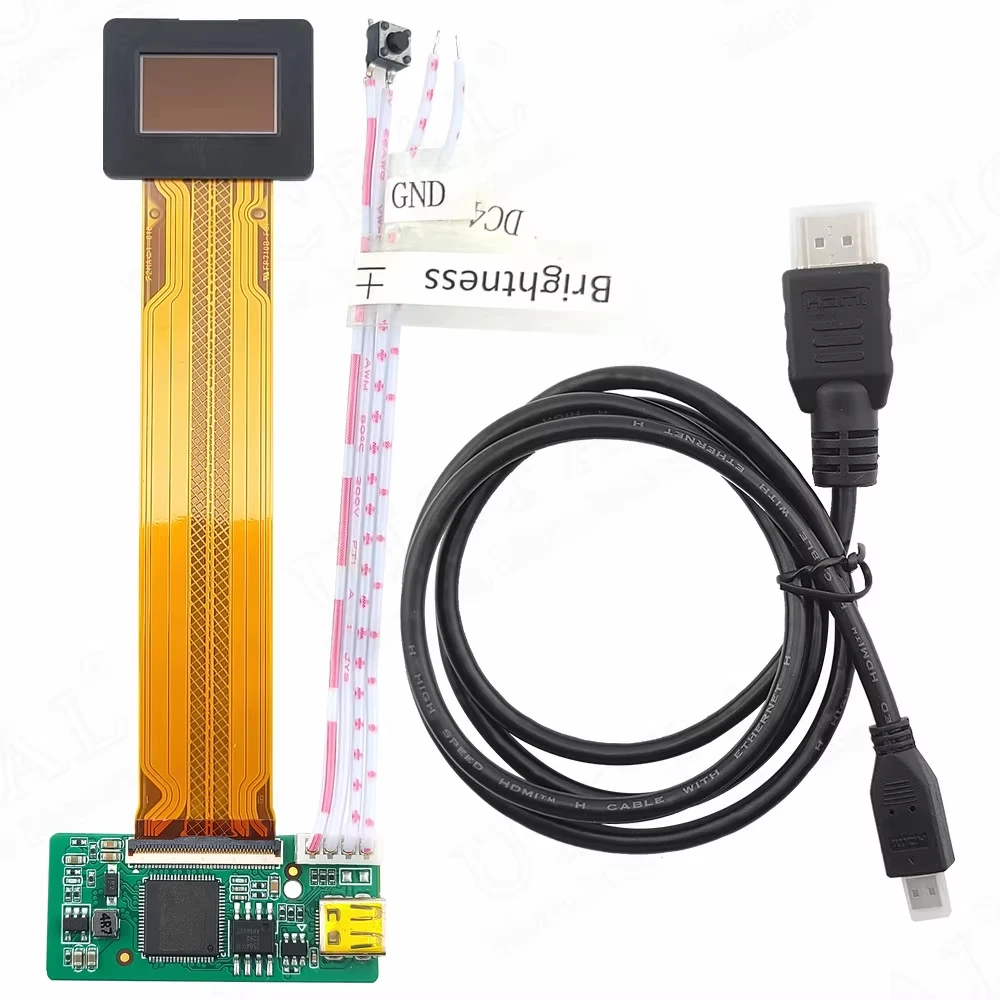 

0,71-дюймовый модуль OLED-дисплея 1920*1080 HDMI-видоискатель для умных очков, шлемов, 3D VR AR EVF, модуль ЖК-экрана, искатель просмотра